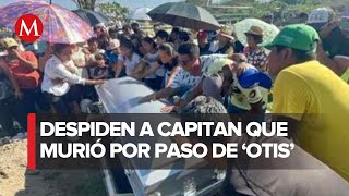 La desgarradora despedida al capitán Pedro Espinosa; su familia lo buscó por una semana