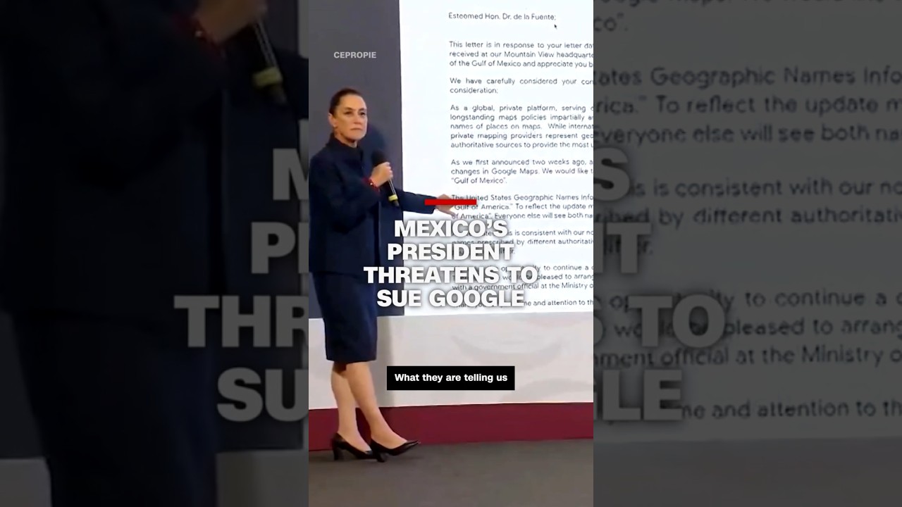 Mexico’s President threatens to sue Google