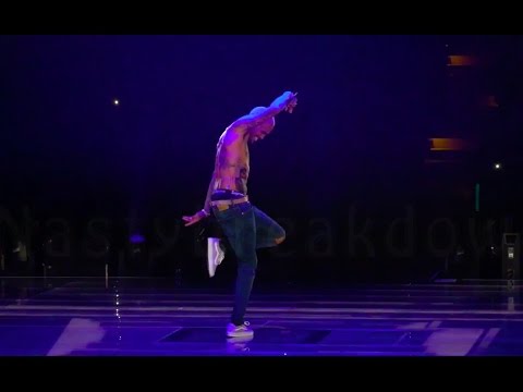 Chris Brown performs