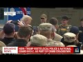 Trump says he feels safe in visit to National Guard, D.C. police  - 10:01 min - News - Video