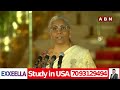 కేంద్ర మంత్రిగా నిర్మలా సీతారామన్ ప్రమాణ స్వీకారం | Nirmala Sitharaman Oath | ABN Telugu - 01:51 min - News - Video