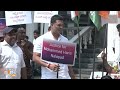 Youth Congress Workers Hold Protest in Front of KPCC Office in Bengaluru | News9  - 01:06 min - News - Video