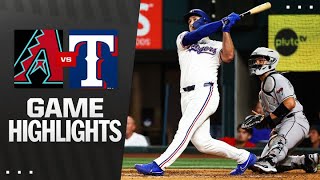D-backs vs. Rangers Game Highlights (8/11/25) | MLB Highlights