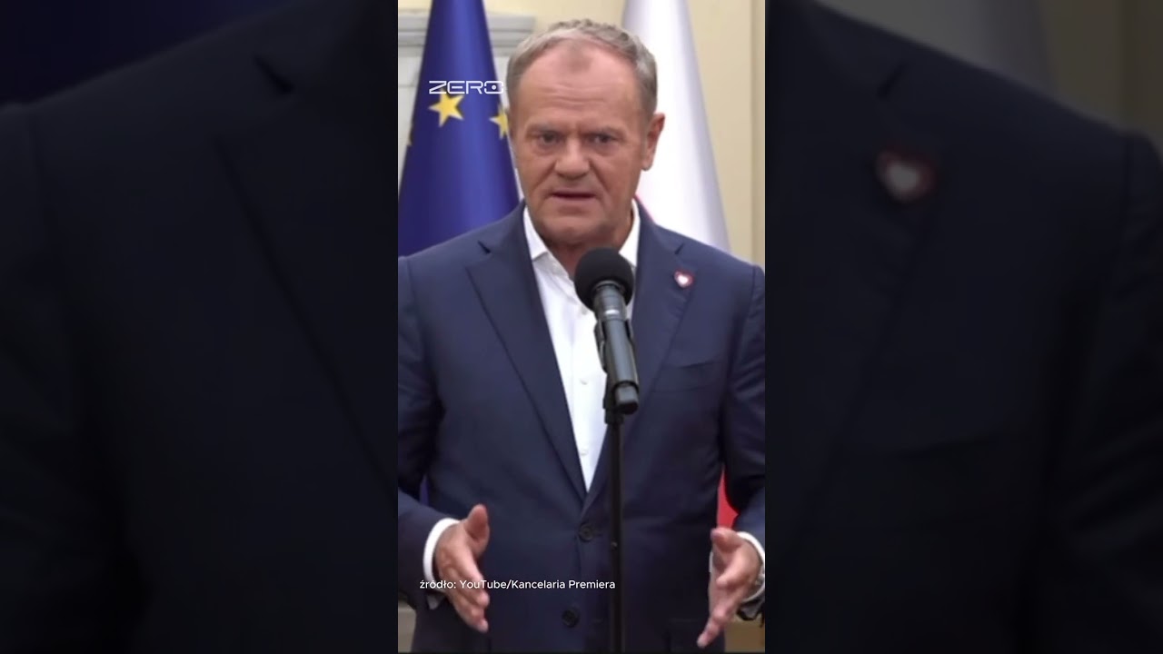 TUSK O DEZINFORMACJI