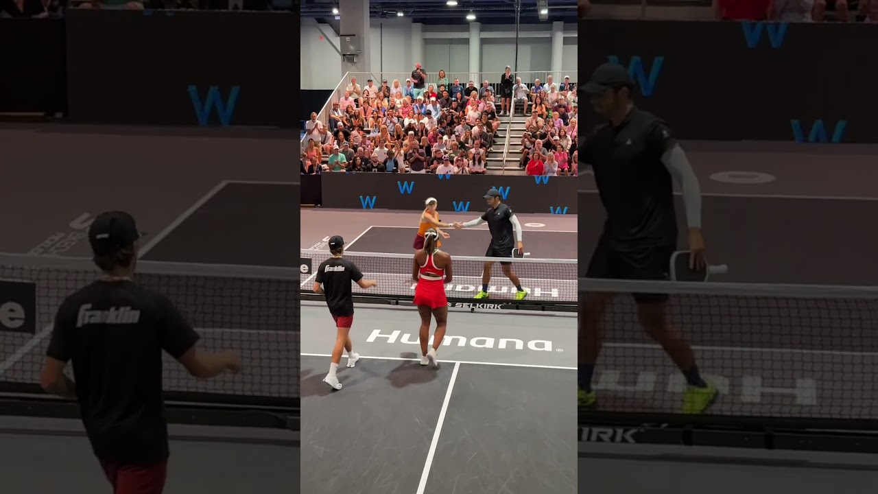 The perfect way for Anna Leigh Waters and Ben Johns to win another mixed doubles title 👏