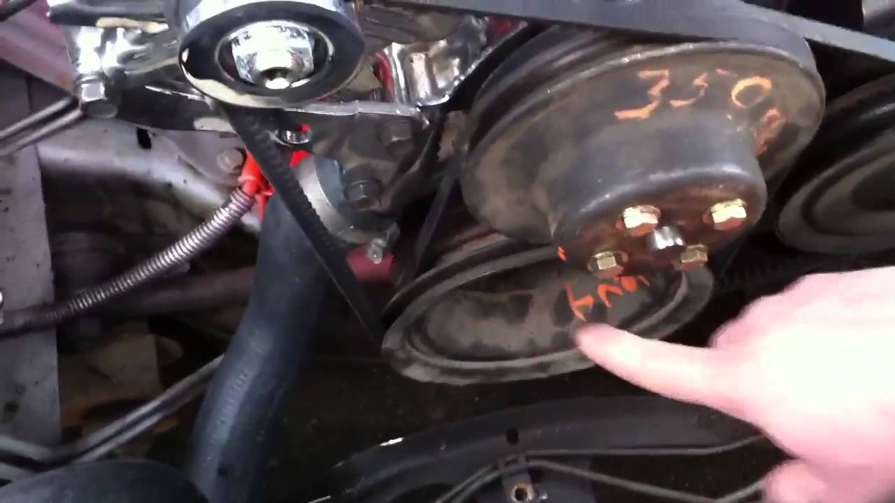 How To Install a Power Steering Belt TALK Through ... alternator wiring system 94 chevy 1500 