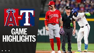 Angels vs. Rangers Game Highlights (8/26/25) | MLB Highlights