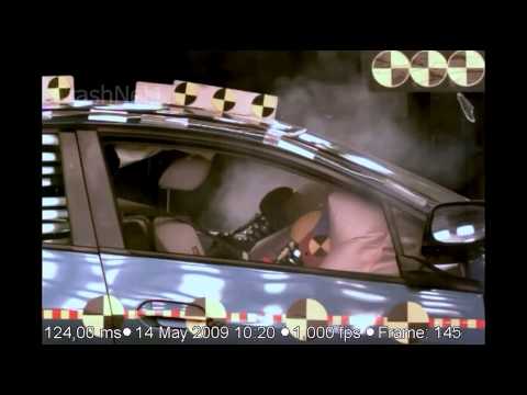 Видео краш-теста Honda Insight с 2009 года