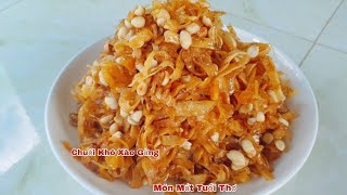 Cách Làm Mứt Chuối Khô Xào Gừng, dẻo ngon không bị lại đường | Thảo Phan Vlog