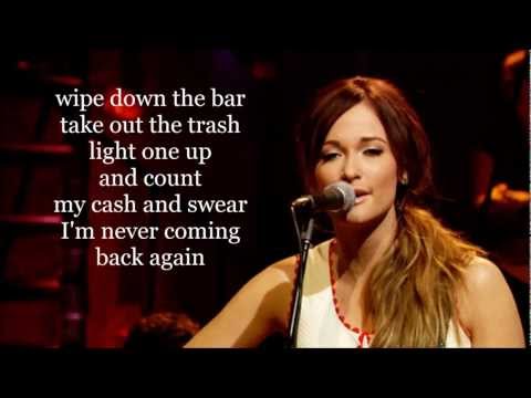 Blowin' Smoke Kacey Musgraves lyrics