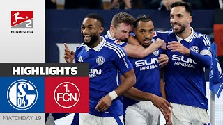 Schalke Takes BIG Step! | Schalke 04 — 1. FC Nürnberg 3-1 | Highlights | Matchday 19 — Bundesliga 2