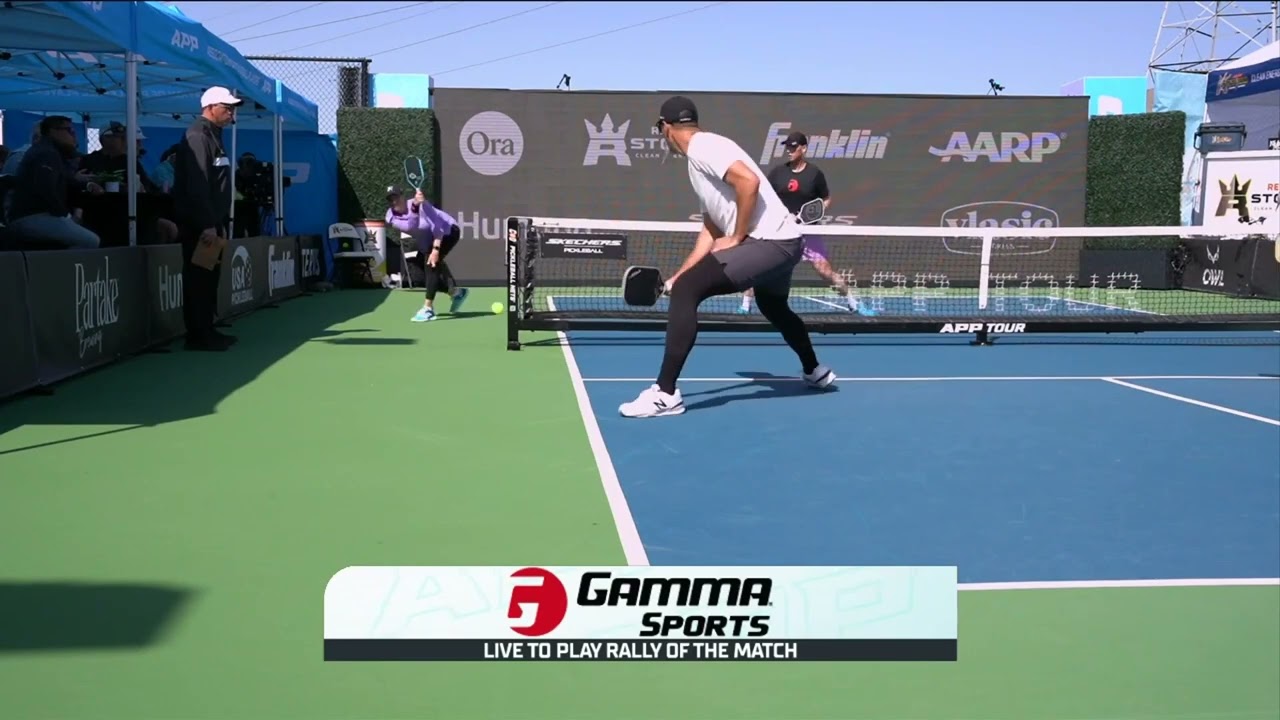 APP Sacramento Open I Mixed Doubles I Gamma Live to Play Rally of the Match