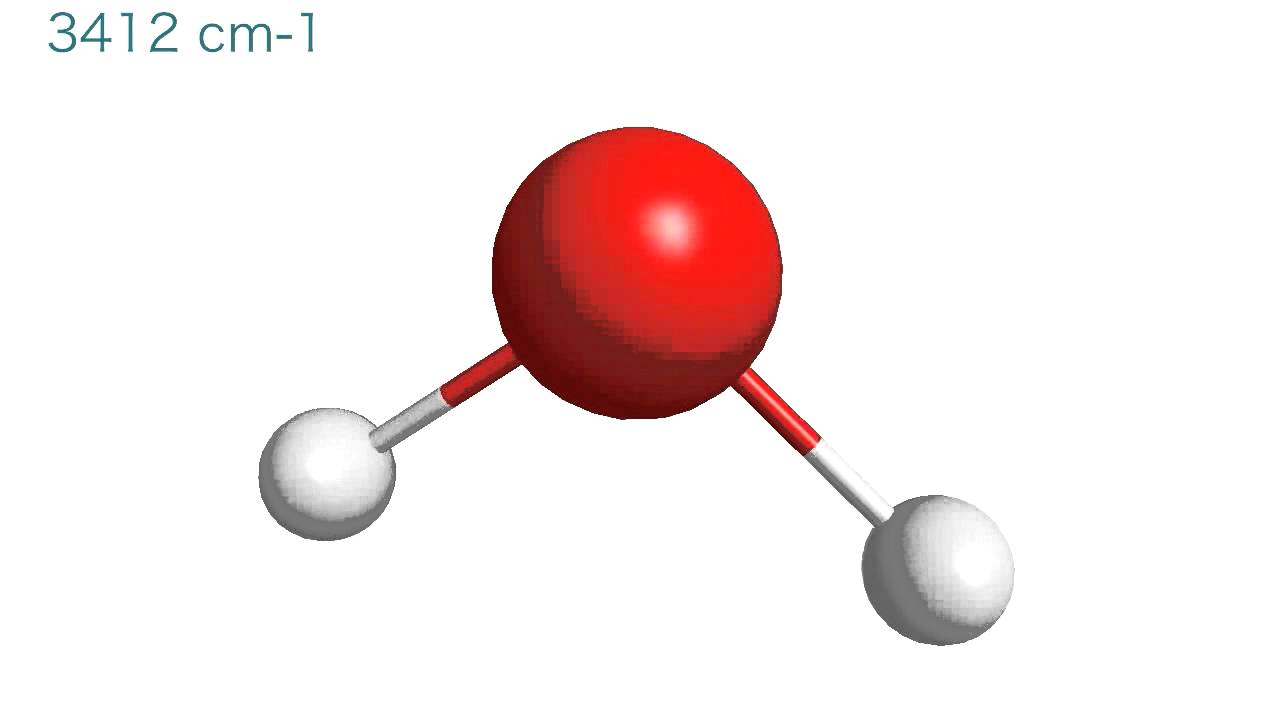 Vibration Of A H2o Molecule Youtube