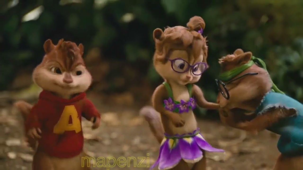 Jay Melody feat Alikiba - Nishalowa Lyrics Alvin and the chipmunks Version