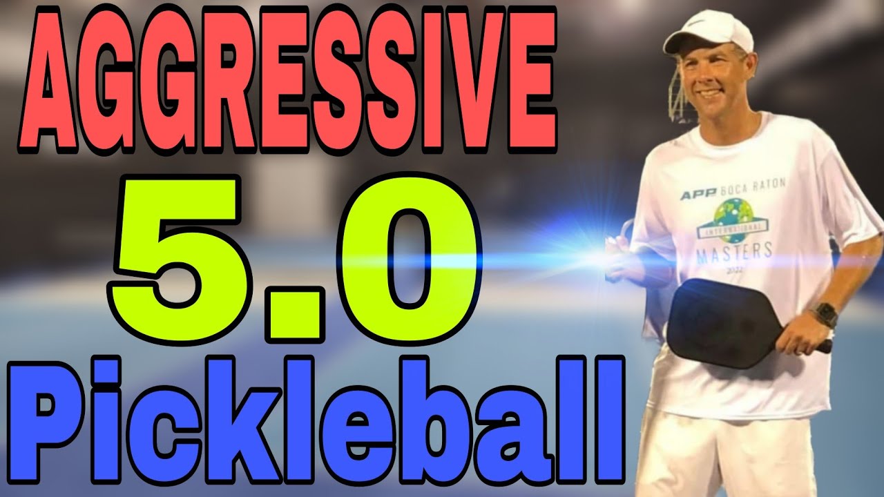 Aggressive 5.0 Pickleball Men's Double Feat. 4.5 Banger