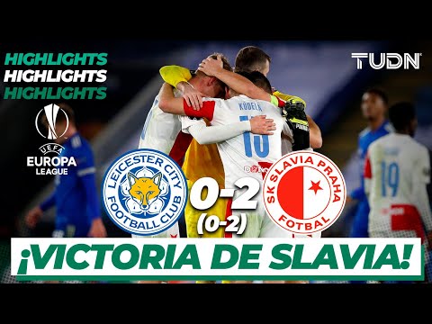Leicester City Slavia Prague Europa League highlights