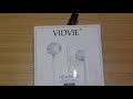 Unboxing The VIDVIE Wired STEREO AND HEAVY BASS Earphones!