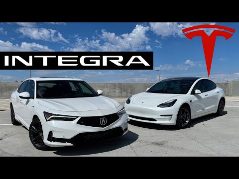 Tesla Model 3 vs Integra A-Spec Comparison