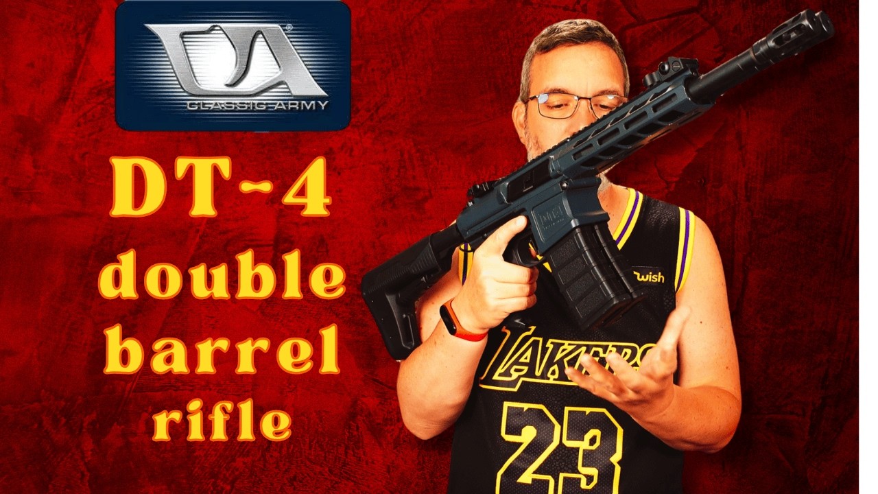 Airsoft - Classic Army DT4 Nemesis Dual Barrel Rifle [Eng dub]