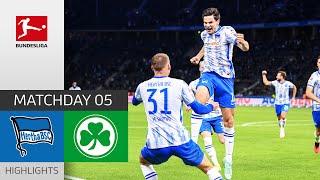 Hertha Berlin — Greuther Fürth 2-1 | Highlights | Matchday 5 – Bundesliga 2021/22