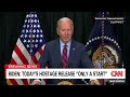 Biden: Hostage release only a start(CNN) - 09:49 min - News - Video