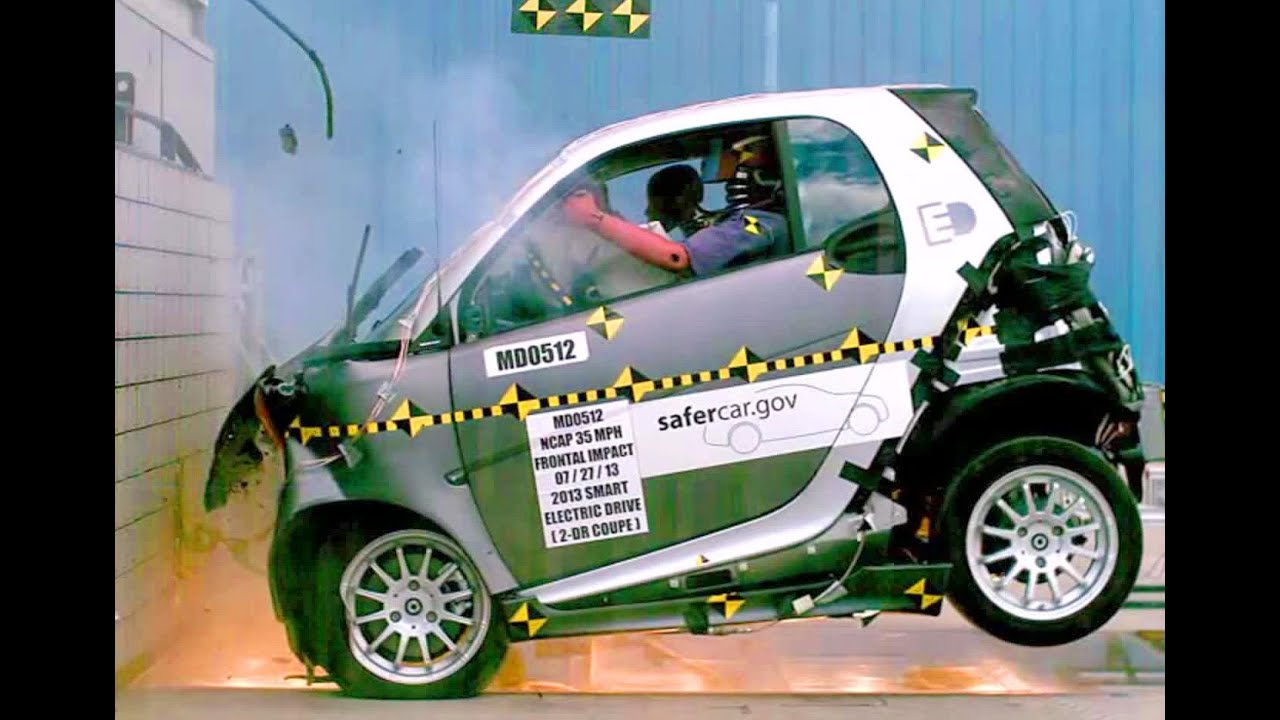 Smart Car Rear End Crash Test Smart Car Rear End Crash Test