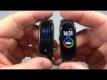 Обзор сравнения копии M4 vs Mi Band 4 | Дешевый фитнес браслет