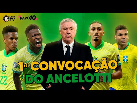 AO VIVO: 1ª CONVOCAÇÃO DE ANCELLOTI NA SELEÇÃO BRASILEIRA | PAPO 10
