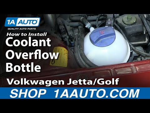 VW BORA A4 (MKIV) - Radiator Coolant Overflow Bottle Replacement