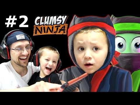 Dad & Chase Play Clumsy Ninja Pt 2: When Factory Balls 