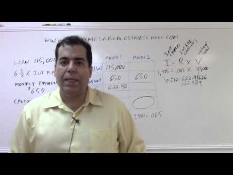 Florida Real Estate Exam Prep Math 9: Loan Amortization