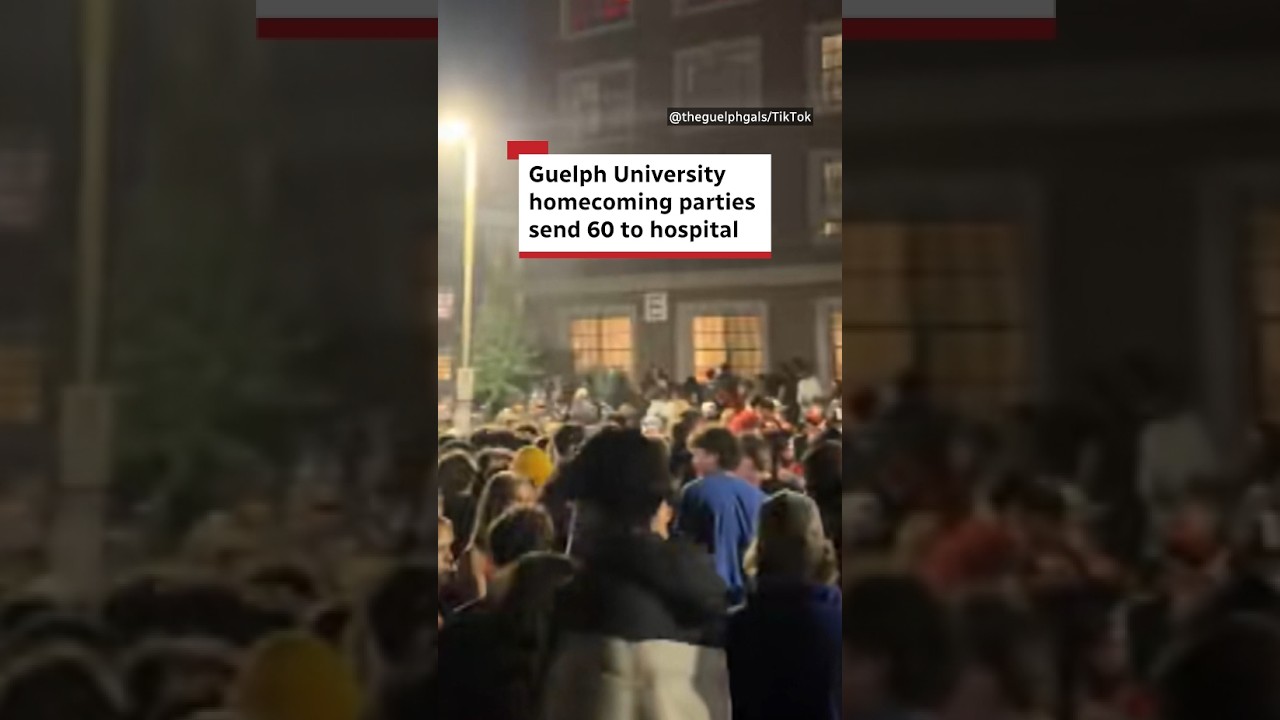 Guelph University homecoming parties send 60 to hospital