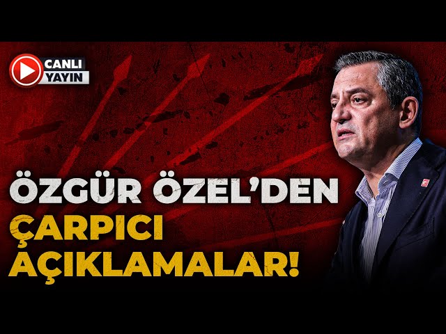 CHP lideri Özgür Özel Büyükçekmece Mitingi'nde konuşuyor (25 Haziran 2025)