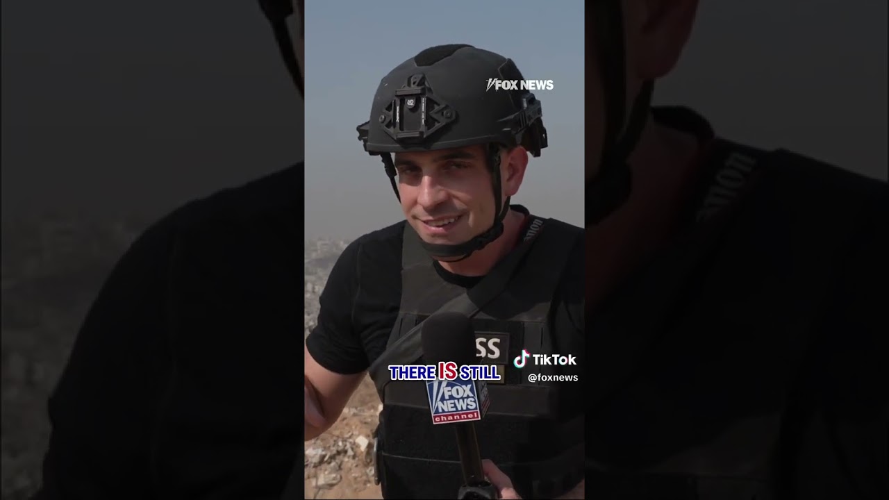 FIRST LOOK: FOX News enters the Gaza Strip to see the 'yellow line' #shorts