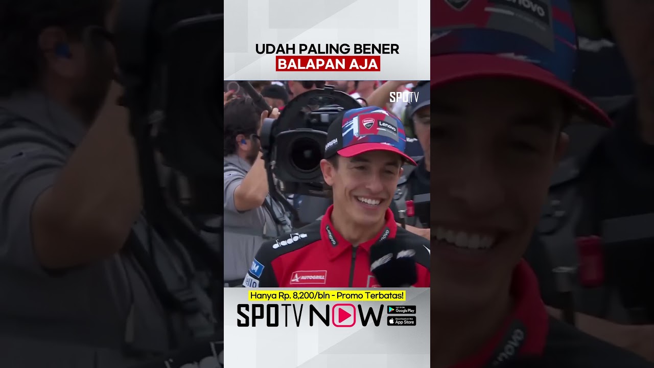 #MotoGP 🏍 - Udah bener balapan aja bang 😂