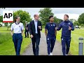 Prince William meets England soccer team ahead of EURO 2024