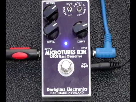 Microtubes B3K Bass Overdrive Demo by Will Davies