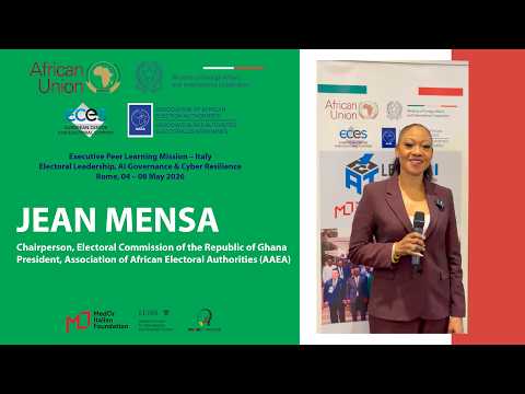 Interview with Jean Mensa - Chairperson of Electoral Commission of the Republic of Ghana and President of AAEA