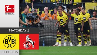 Malen Saves BVB! | Borussia Dortmund — 1. FC Köln 1-0 | Highlights | Matchday 1 – Bundesliga 2023/24