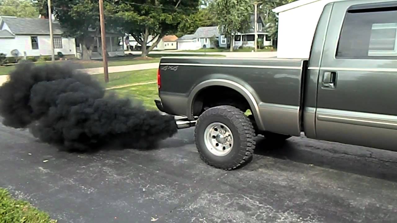 Ford 7.3 diesel smoking #8