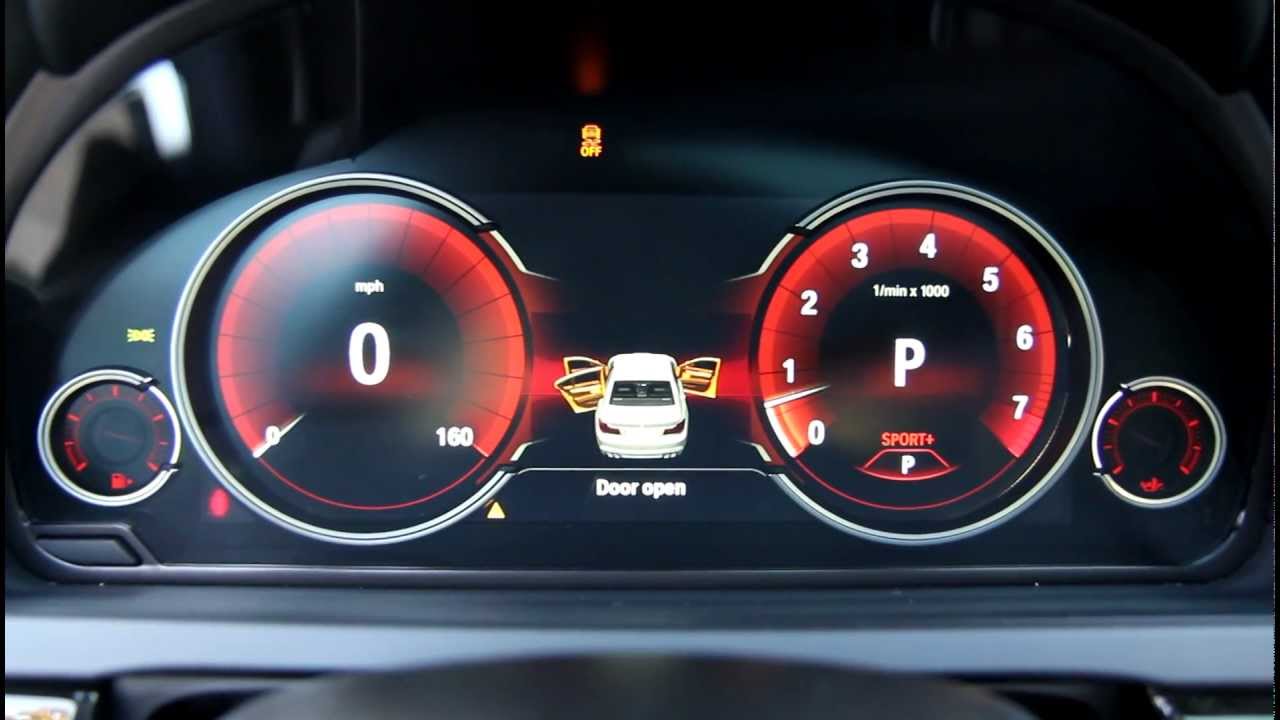 Bmw 7 display instrument #1