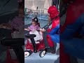 Children at a California hospital were visited by Batman, Spiderman and others for Halloween
