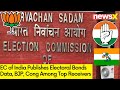 EC of India Publishes Electoral Bonds Data | BJP, TMC, Cong, BRS, & BJD Top 5 Parties Receivers
