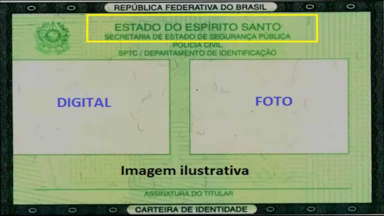 Rg Órgão Expedidor Onde Encontrar Ele Na Carteira De Identidade Youtube 3432