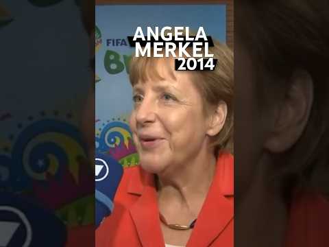 ANGELA MERKEL VOR DEM WM FINALE 2014: 🇩🇪🇦🇷