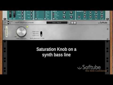 Softube Saturation Knob, features and tutorial