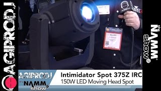 CHAUVET DJ INTIMIDATOR SPOT 375Z IRC 150 Watt LED Moving Head Spot - Black in action - learn more