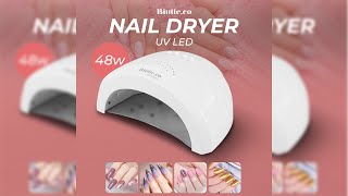 Pratinjau video produk Biutte.co Sunone Pengering Kutek Kuku UV LED Nail Dryer 48W - CN48W