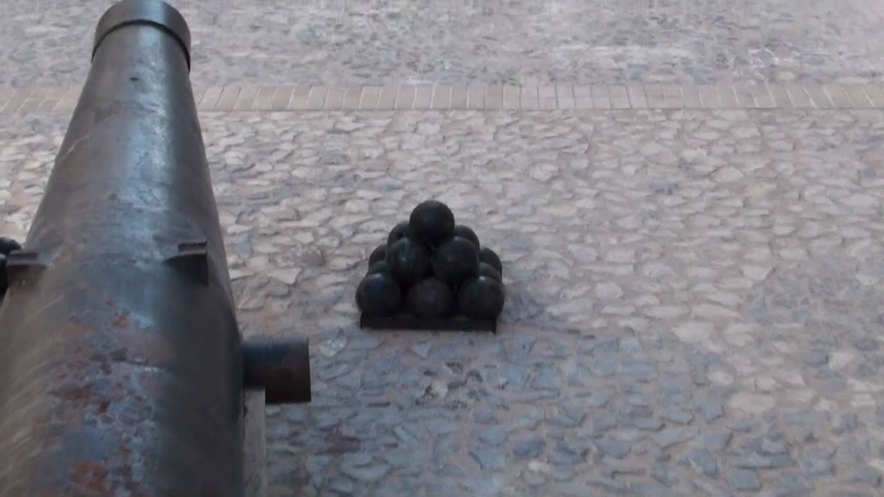 2010 0412 18 29 el morro cannon cannonballs brass monkeys too youtube
