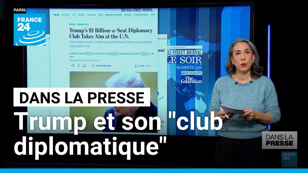 Le "Conseil de la paix", "club diplomatique à un milliard de dollars" • FRANCE 24